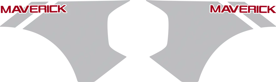 2022-2026 Maverick Bed-Side Banner Graphic Decals graphic design style 06 image.